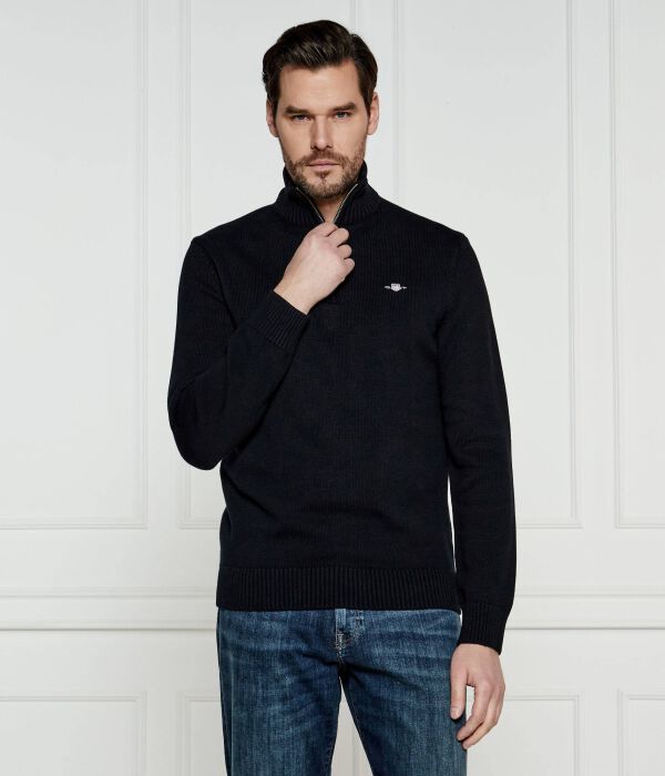 

Свитер Regular fit Gant, черный