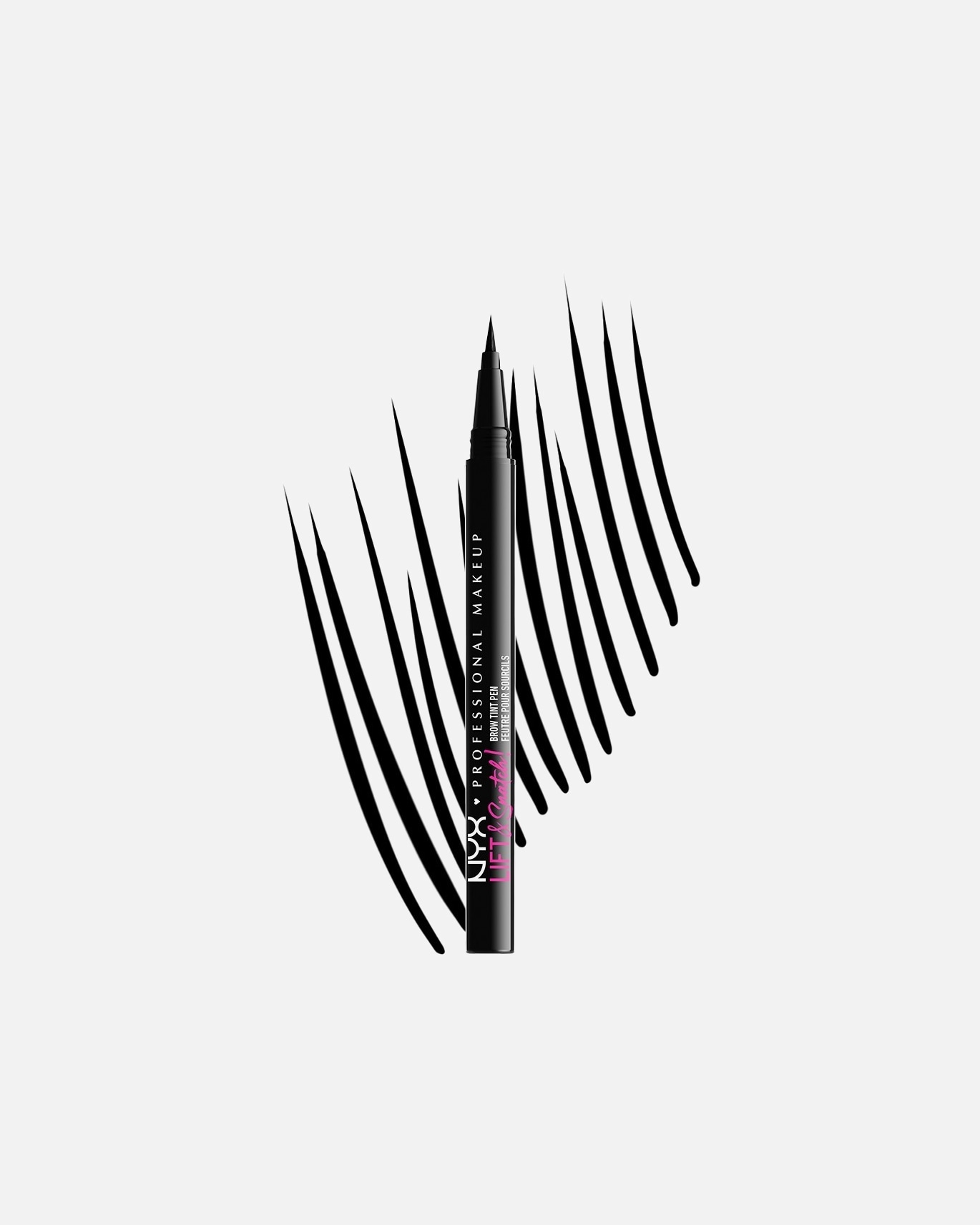 

Карандаш для бровей Nyx Professional Makeup, black, 1 мл