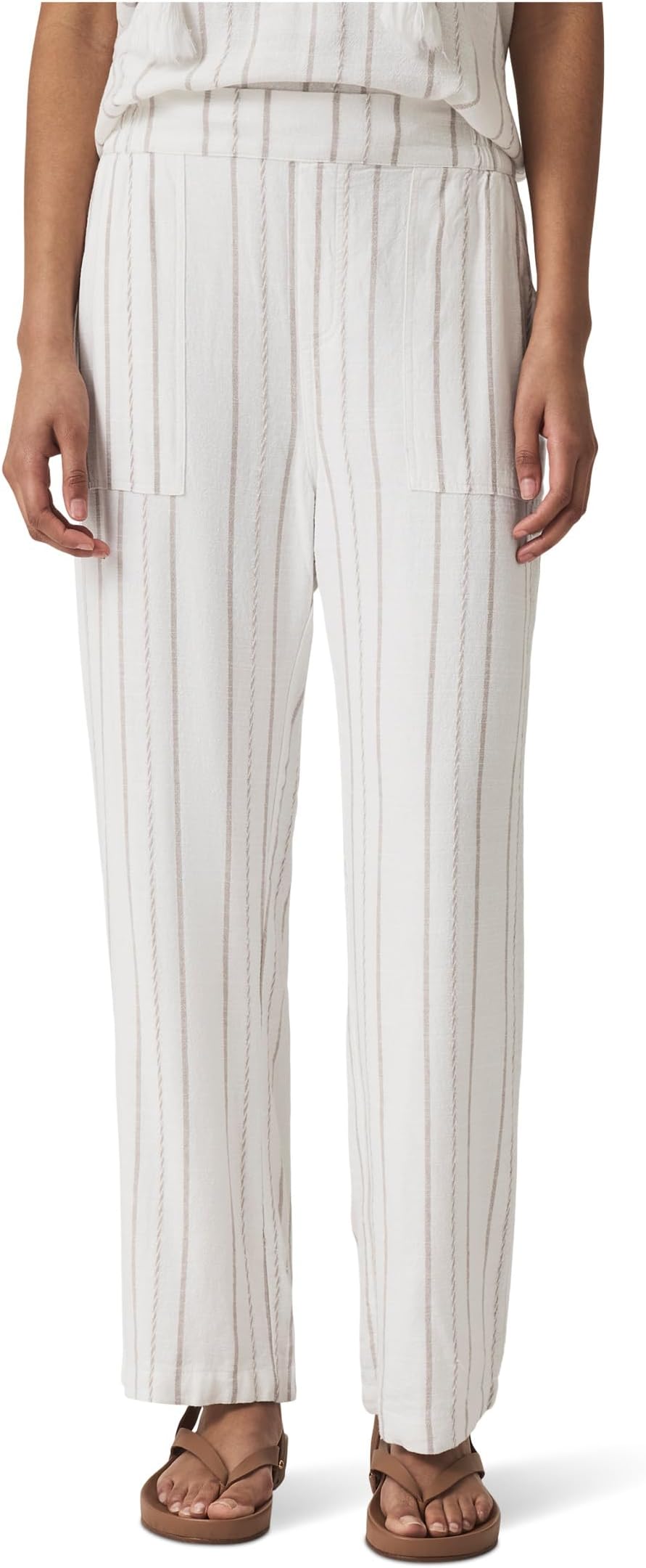 

Брюки Splendid Layla Stripe Pants, White/Fawn
