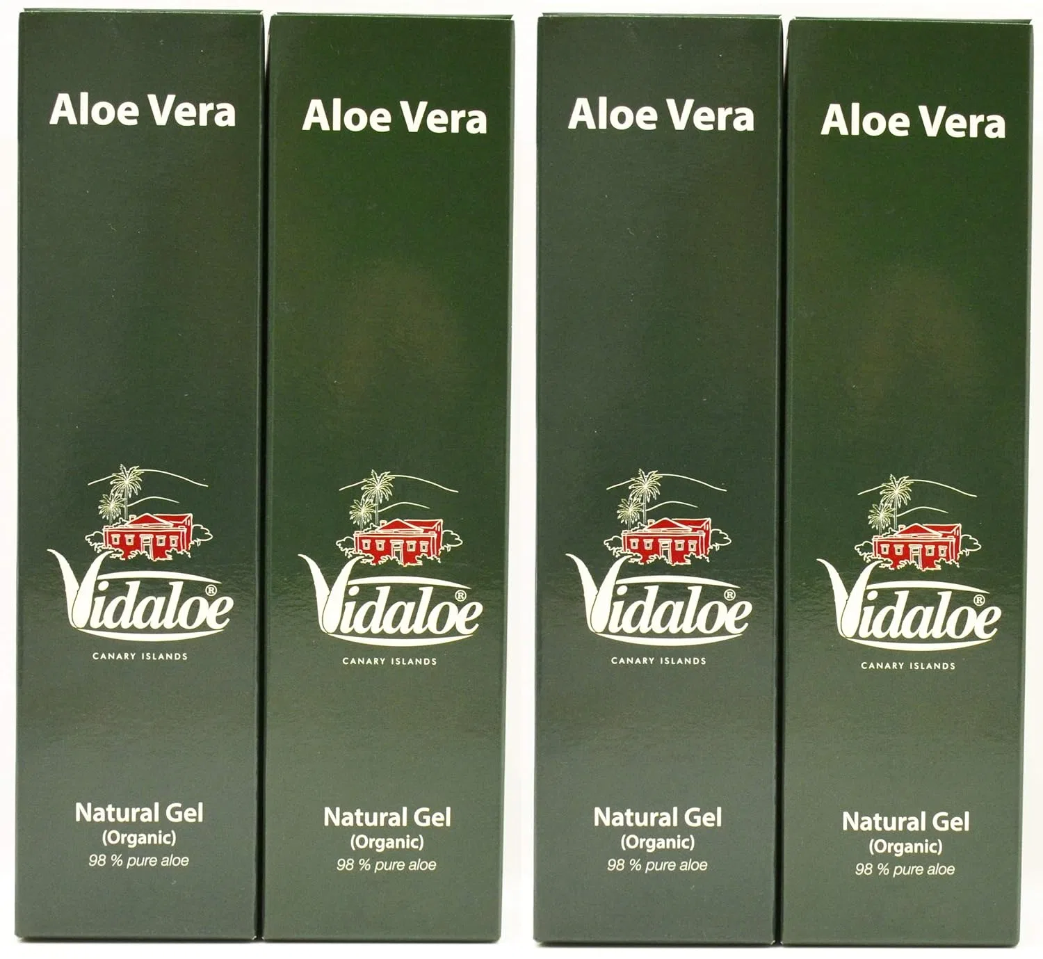 Натуральный гель алоэ вера «Vidaloe Fuerteventura» 98% 250 мл, 4 шт. Vidaloe