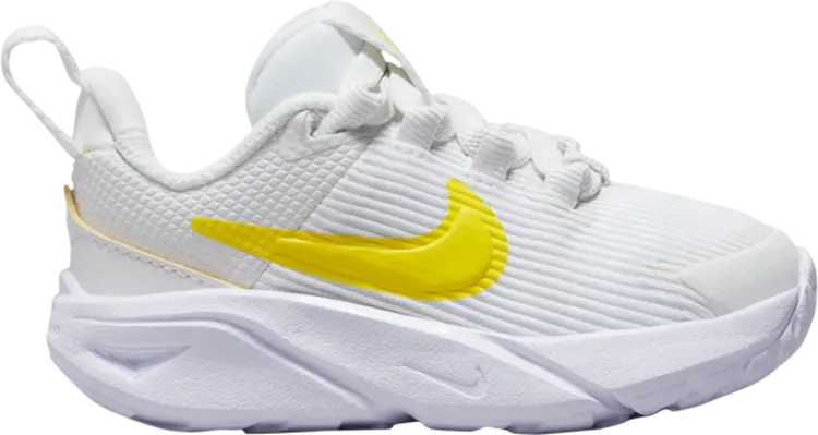

Кроссовки Star Runner 4 TD 'Summit White Opti Yellow', белый