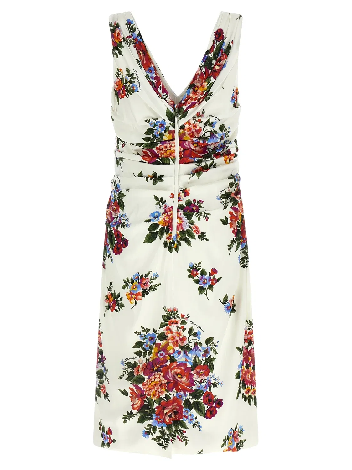 Платье «Букет цветов» DOLCE & GABBANA, белый — фото 2