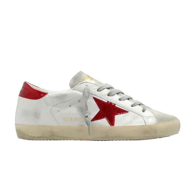 Кроссовки Golden Goose Wmns Superstar White Red Ice, белый