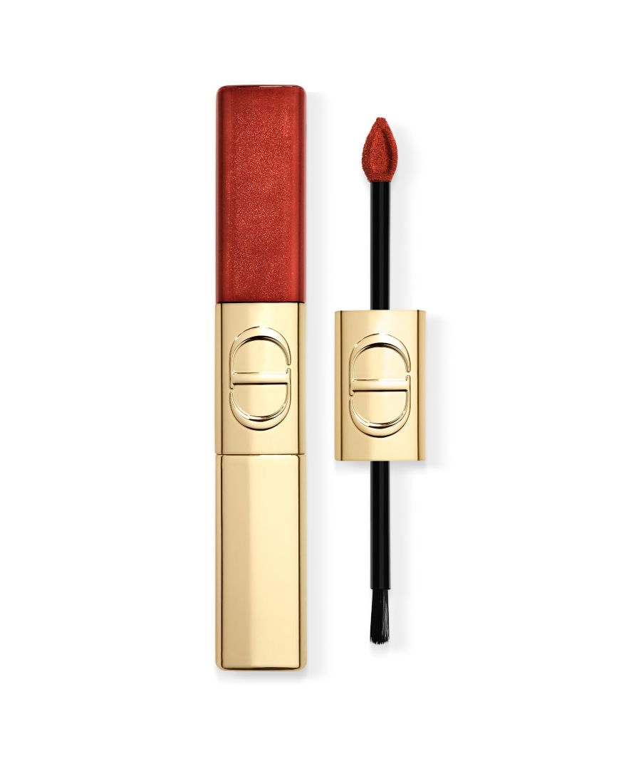 

Жидкая двойная помада Rouge Forever Limited Edition с пайетками DIOR, цвет flame