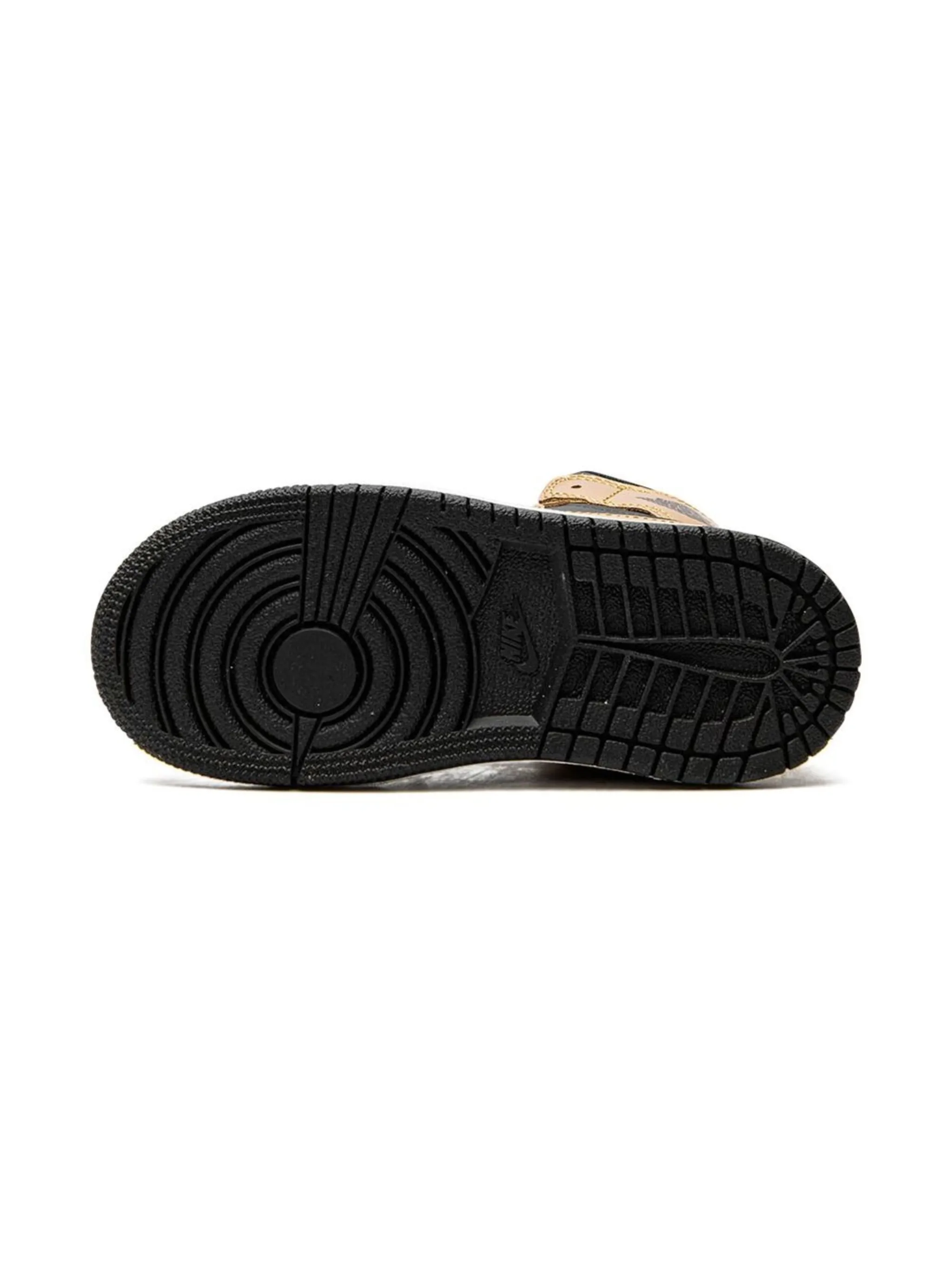 Кроссовки Jordan 1 Mid SE Jordan Kids, черный — фото 4