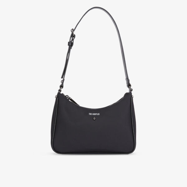 

Сумка через плечо из нейлона с логотипом и изображением черепа Jade The Kooples, черный