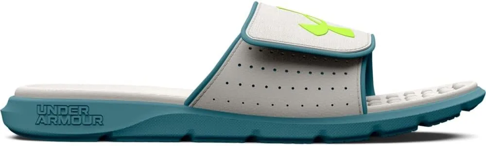 Сандалии-шлепанцы Under Armour Ignite 7 для мужчин, серый/салатовый — фото 4