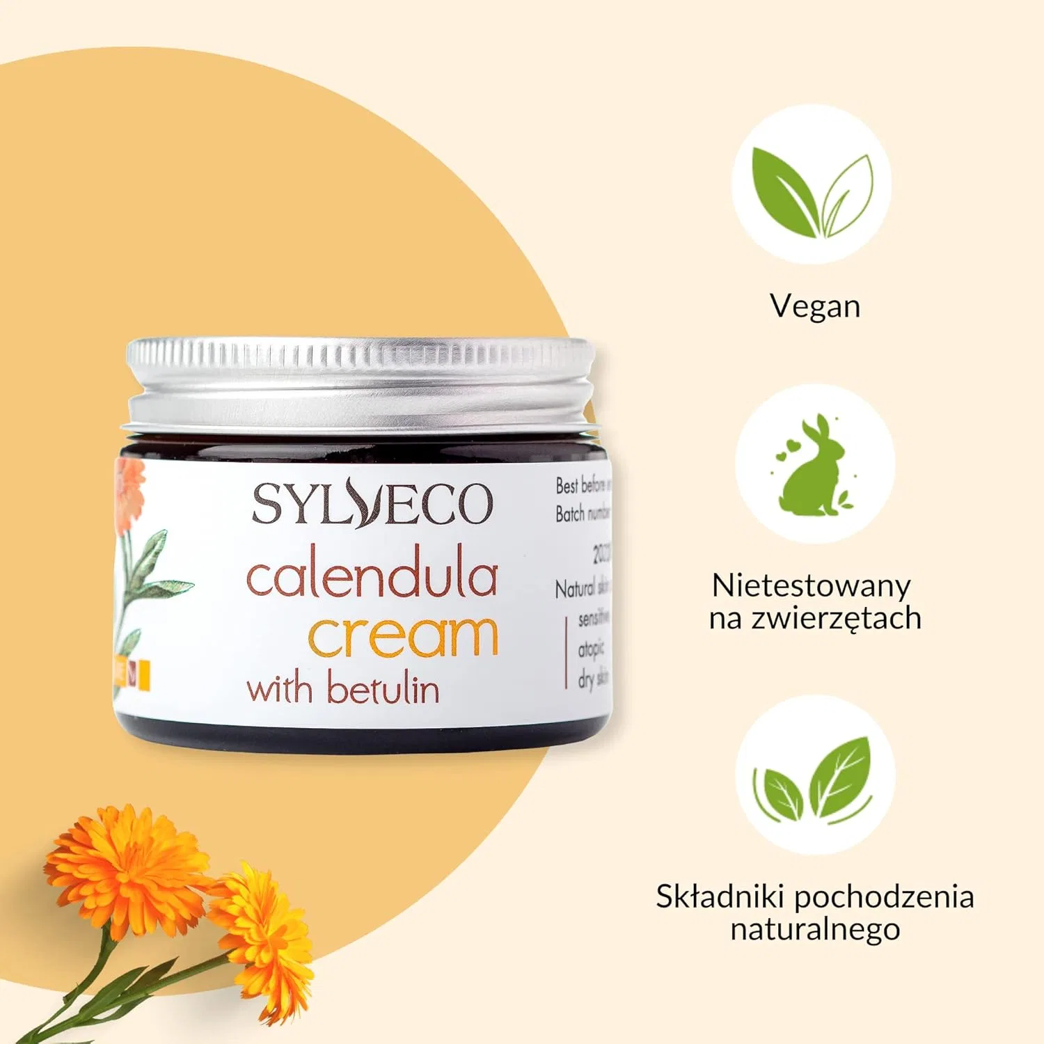 Увлажняющий крем SYLVECO с календулой и березой с бетулином Sylveco — фото 4