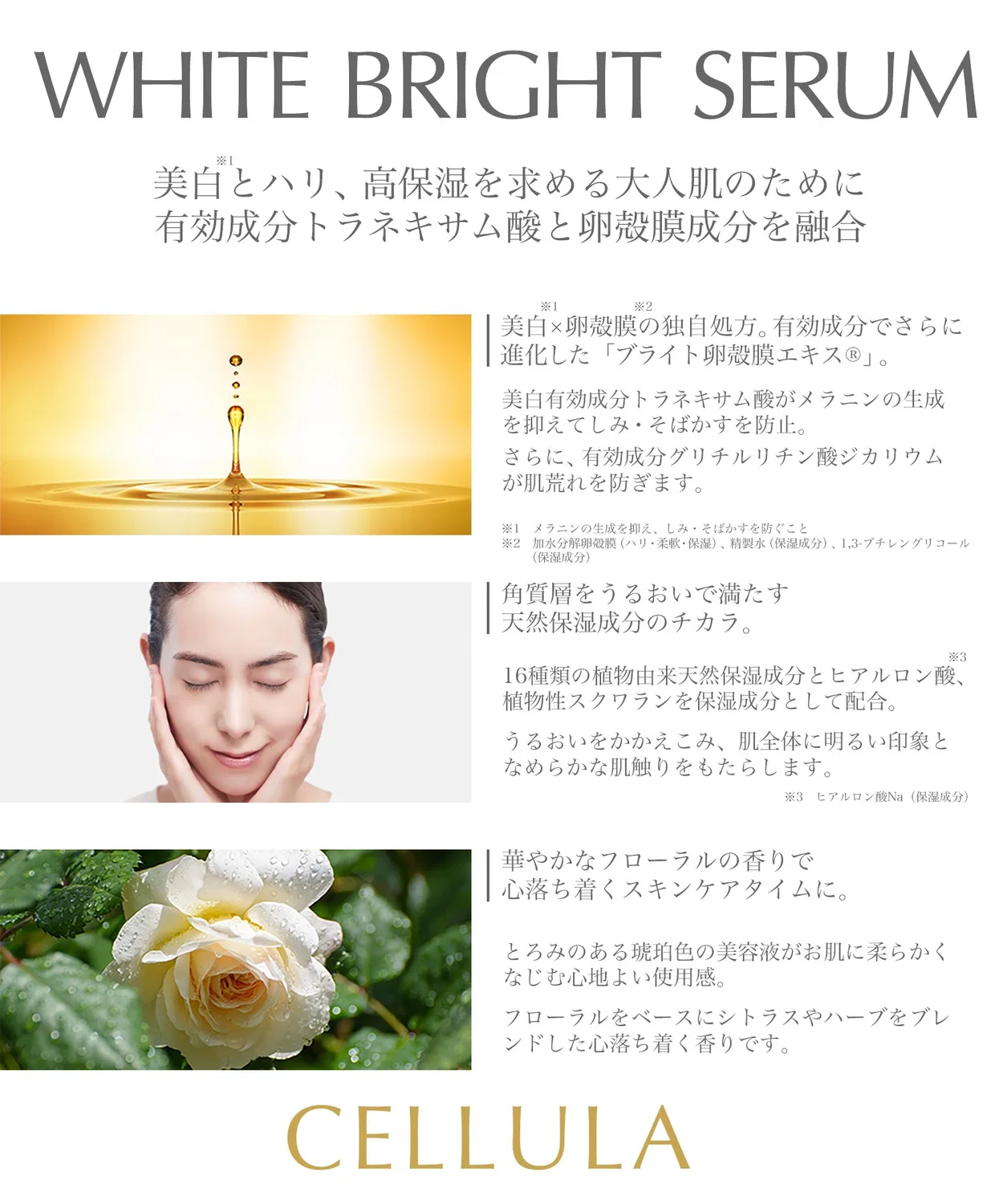 Сыворотка Beauty Connect — Осветляющая Cherlar White Bright Serum , прозрачно-жёлтая, 15 мл — фото 4