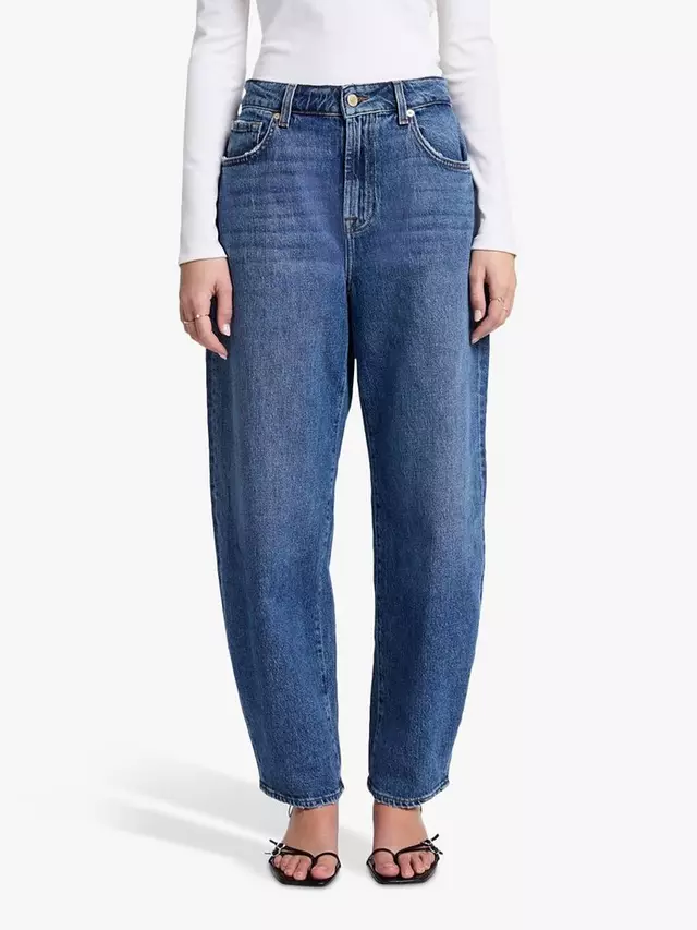 

Джинсы 7 For All Mankind Jayne Tapered, цвет mid/blue