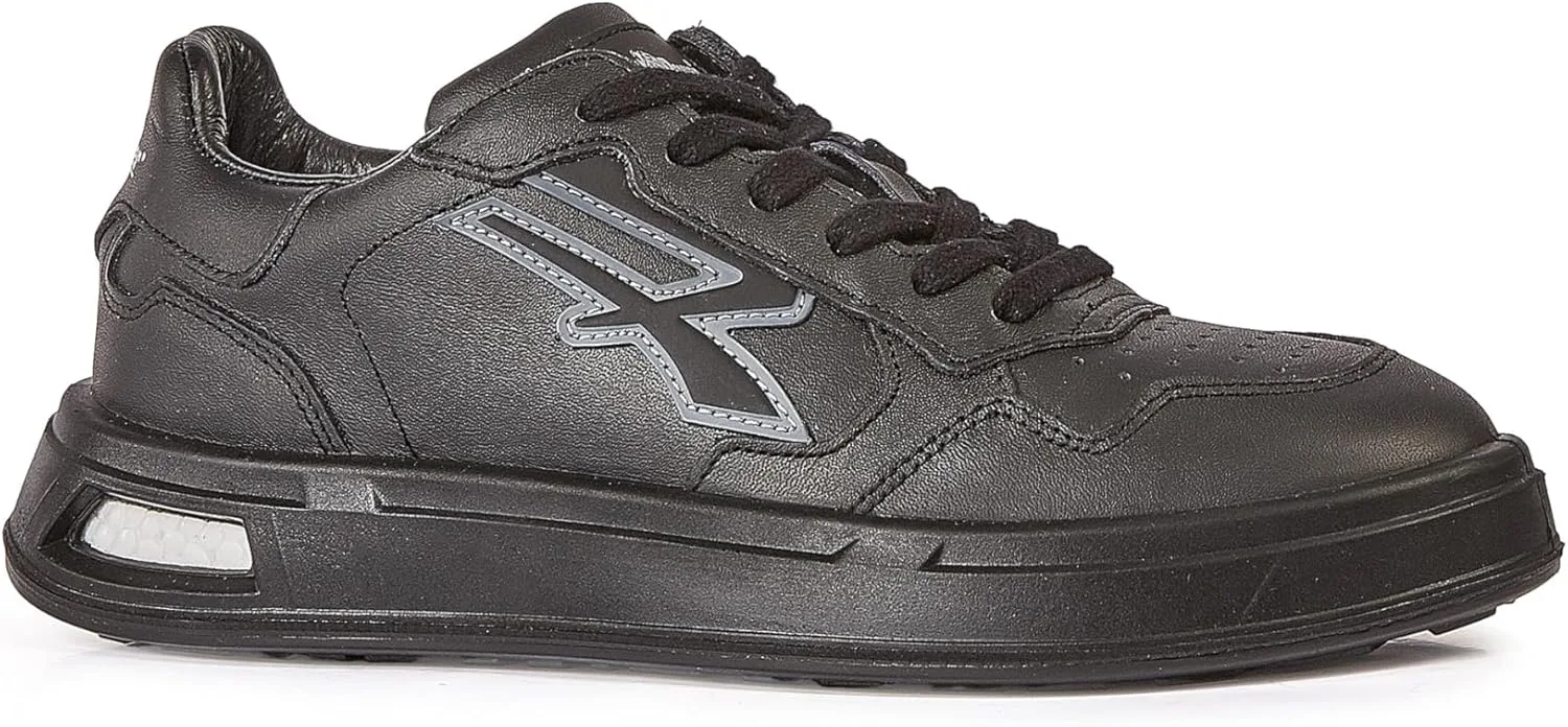 Кроссовки U-Power Urban Lifestyle Kal Sports Casual Shoes черного цвета из мягкой кожи, низкие, с нескользящей подошвой и вставкой Infinergy, идеально подходят для повседневного использования U Power — фото 2