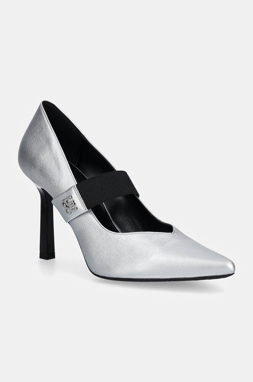 

HUGO Китнисс туфли на шпильке, серебряный