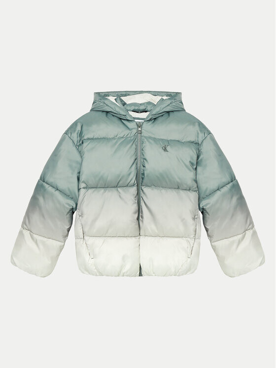 

Пуховик regular fit Calvin Klein, зеленый