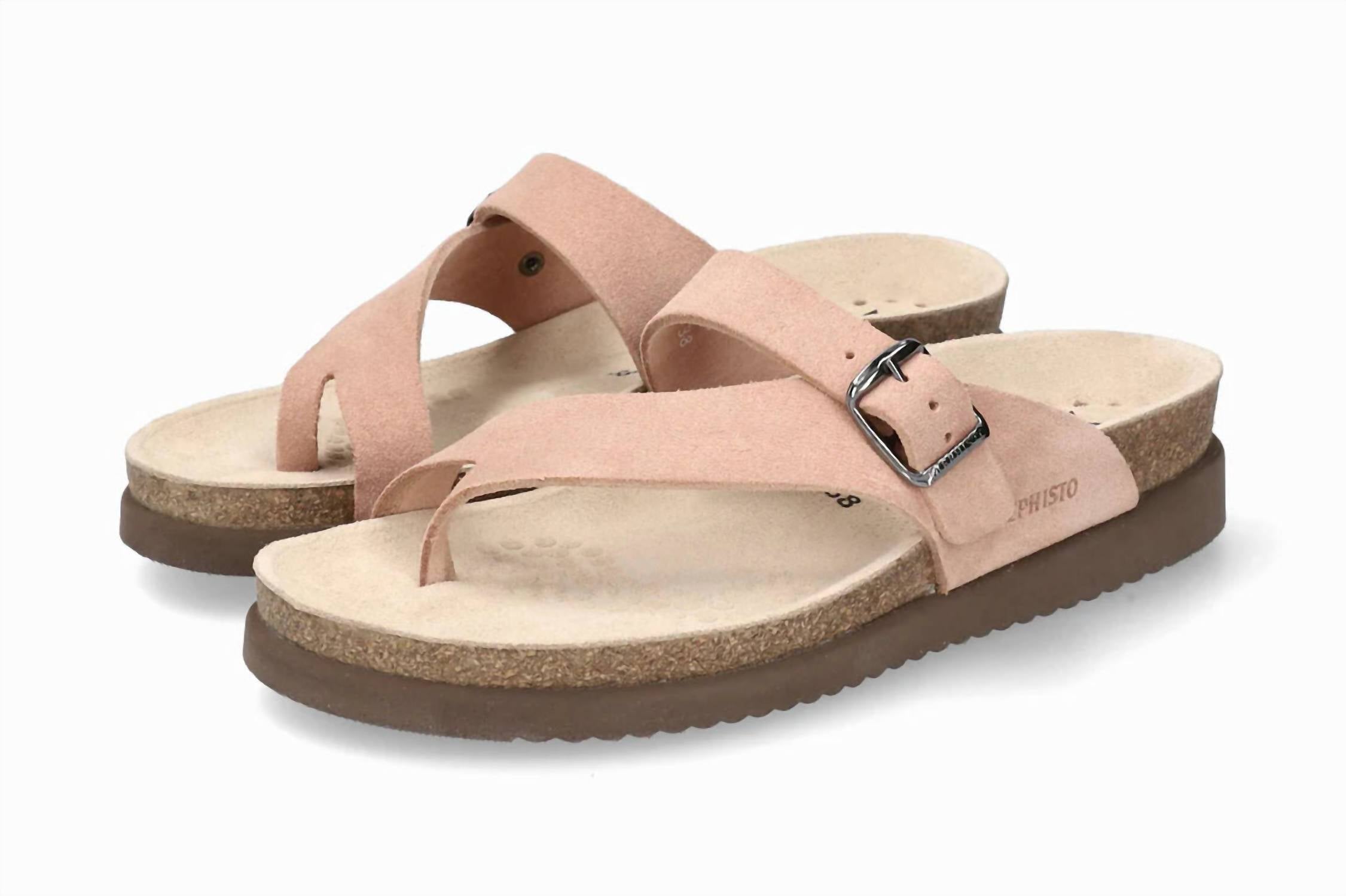 Women's Classic Helen Sandal In Old Pink MEPHISTO — фото 2