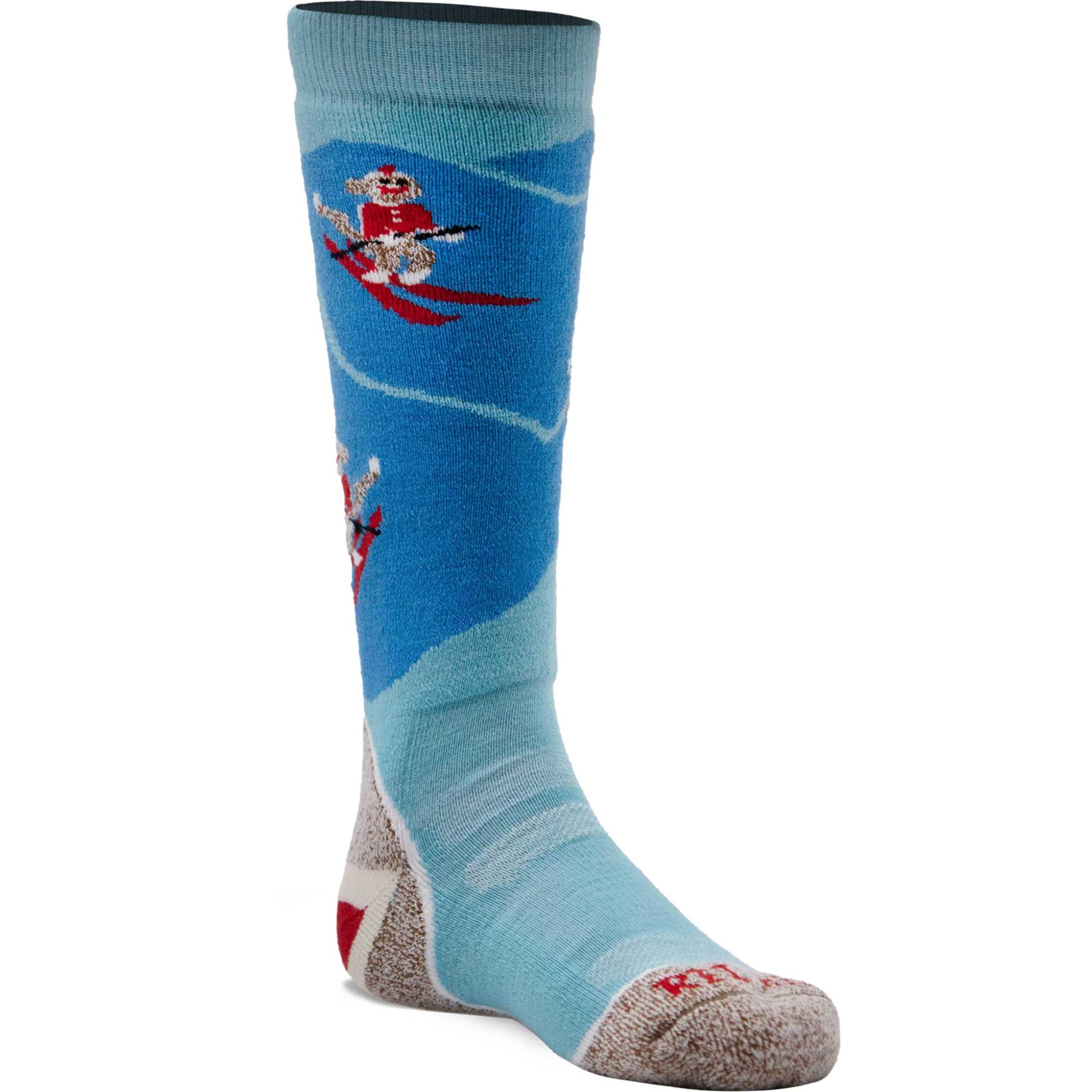 

Детские носки средней толщины Monkey'n Around, доходящие до середины икры. Fox River, Blue