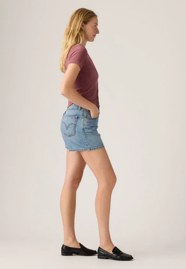 Джинсовые шорты средней длины с зауженными штанинами Levi'S, Lift Up Short — фото 4