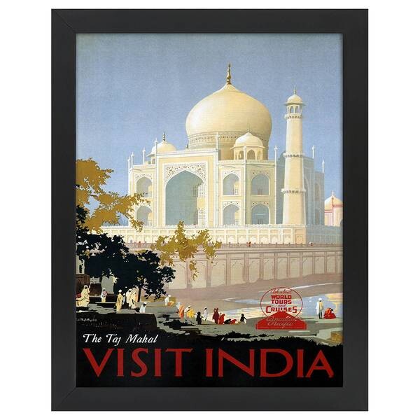 

Рамка для фотографий LegendArte Poster Visit India, черный