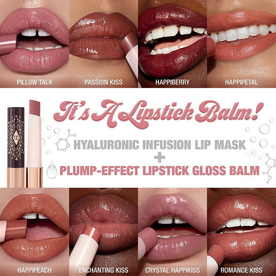 Бальзам-помада для губ Charlotte Tilbury Hyaluronic Happikiss, оттенок Crystal Happikiss — фото 2