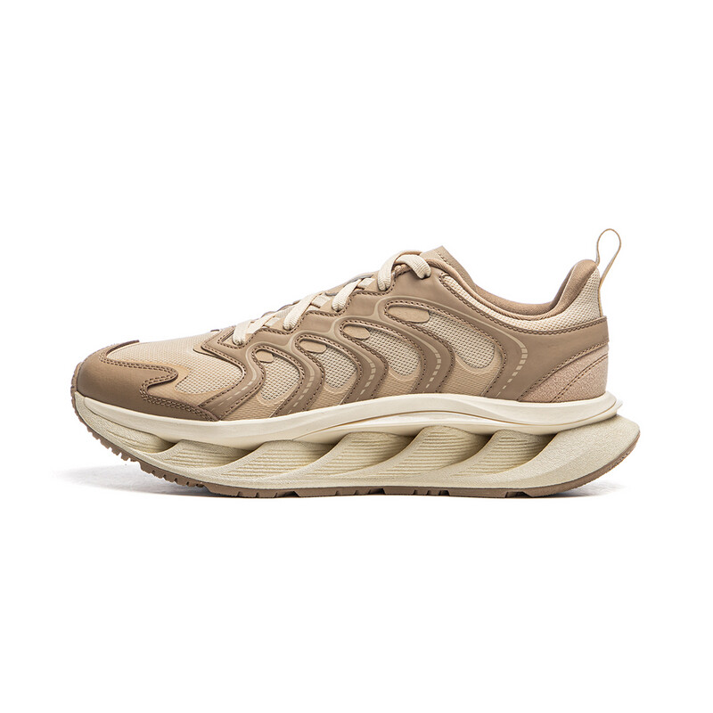 

Кроссовки LiNing Lifestyle Shoes Men Low-top Cocoa Brown/milk Tea Yellow, Белый, Кроссовки LiNing Lifestyle Shoes Men Low-top Cocoa Brown/milk Tea Yellow