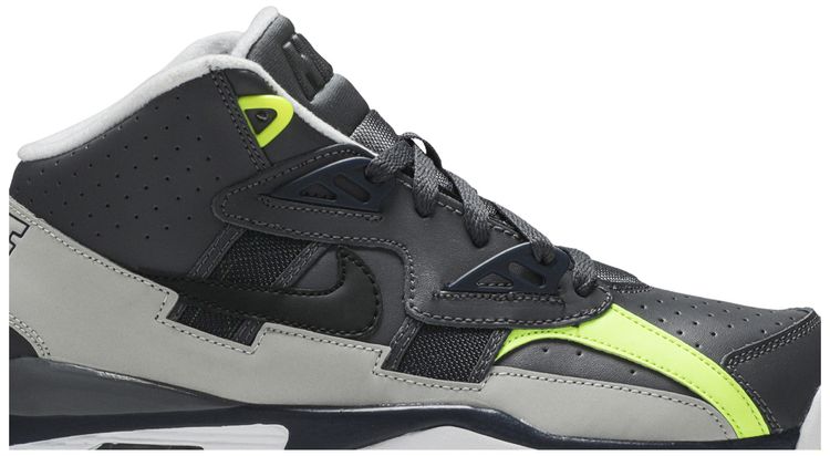 Кроссовки Nike Air Trainer SC GS 'Dark Grey Navy Volt', серый — фото 2