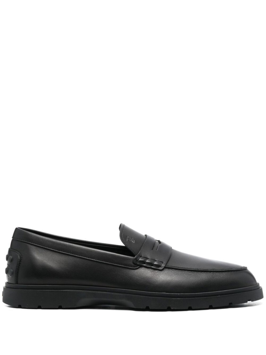 

Tod's пенни-лоферы с миндалевидным носком, черный