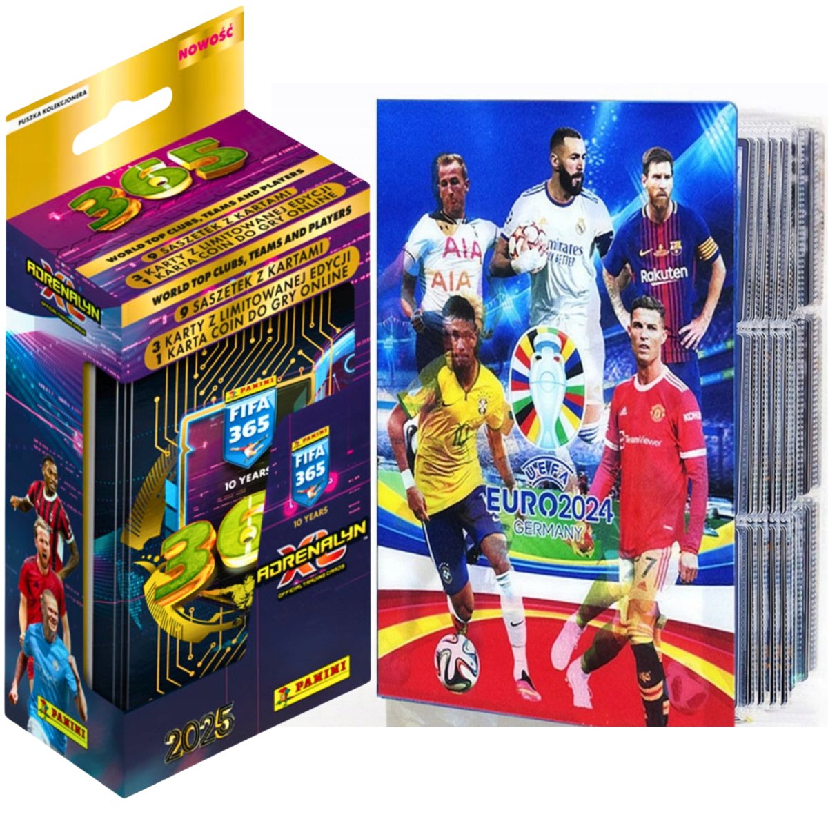 

Большая Коллекционная Коробка Fifa 2025 + Альбом Футбольных Карточек 432 Panini