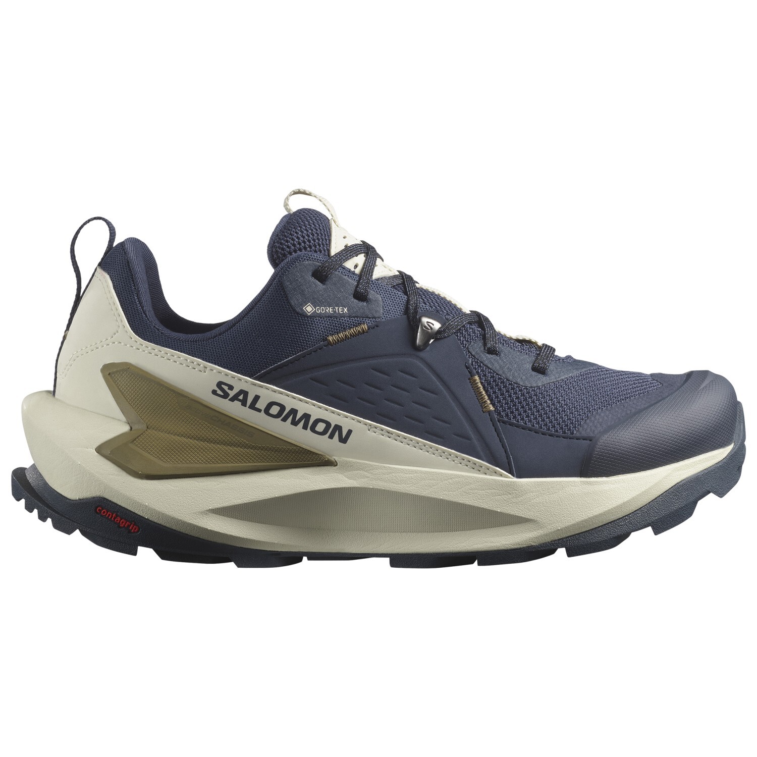 

Мультиспортивная обувь Salomon Elixir GTX, цвет Blue Nights/Almond Milk/Gothic Olive