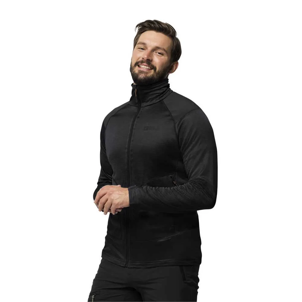 

Флис Jack Wolfskin Kammweg full zip, черный