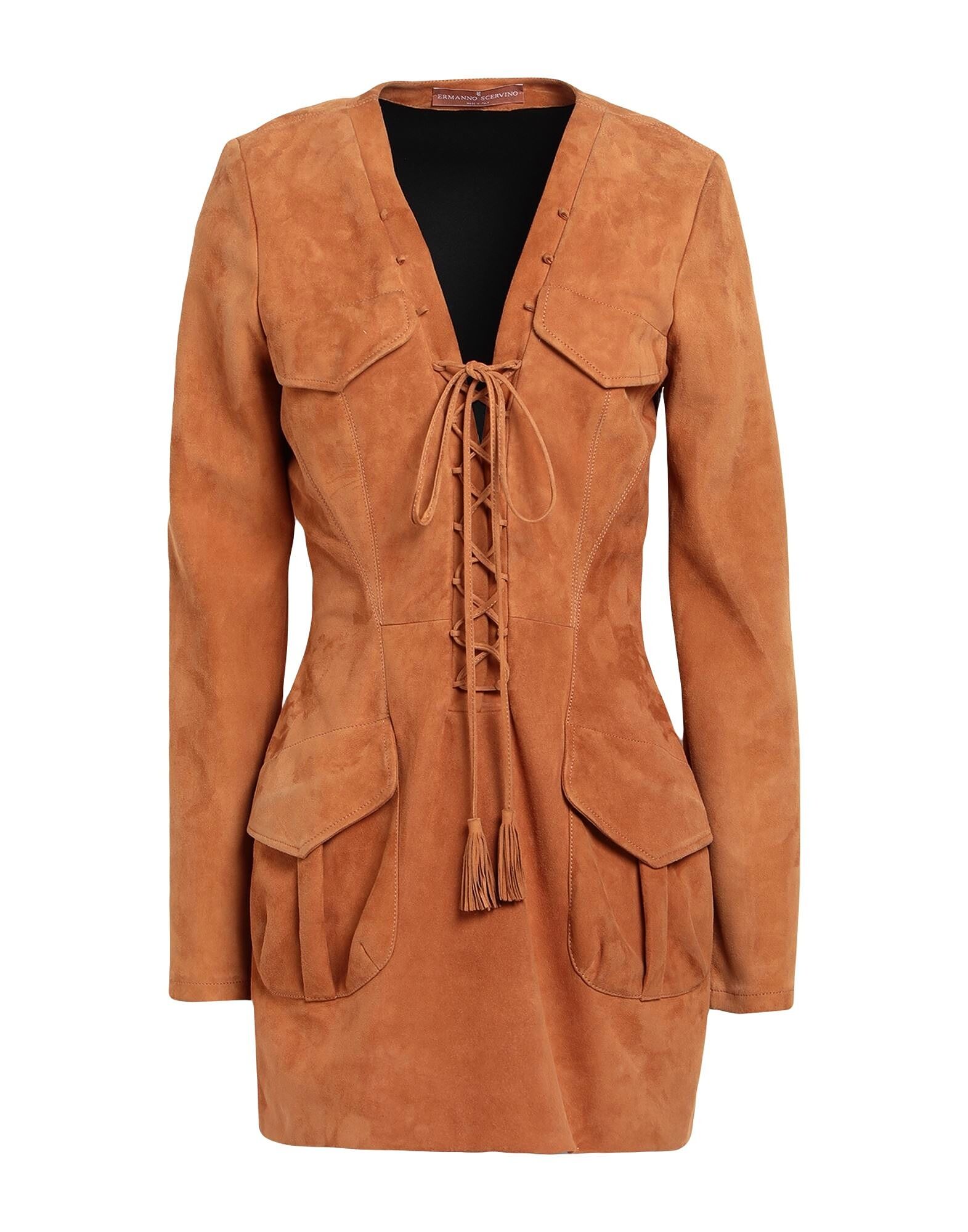 

Мини-платье Ermanno Scervino, желтовато-коричневый