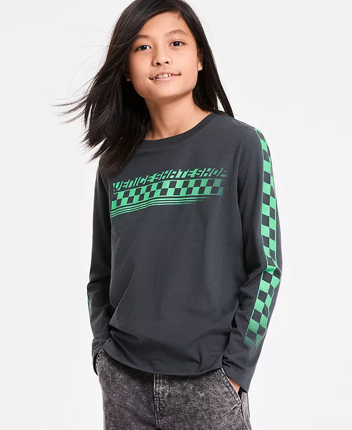 

Футболка с длинным рукавом Venice Skate Shop для мальчиков Little & Big Epic Threads, серый