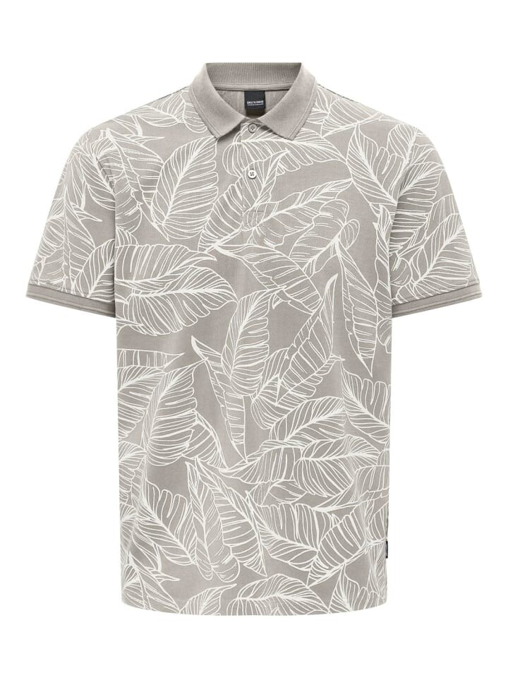 

Футболка поло ONLY, серый