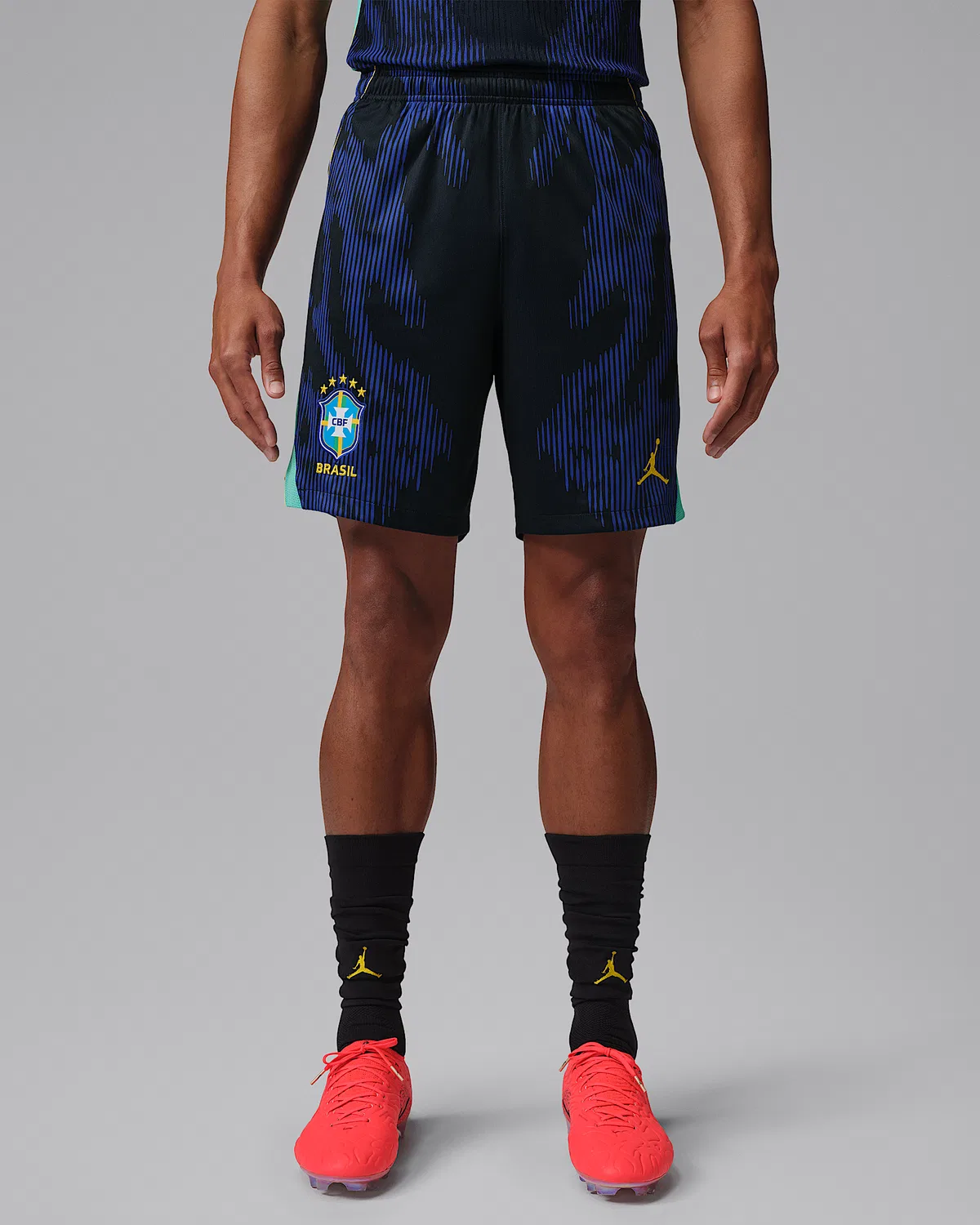 Мужские футбольные шорты Jordan Dri-FIT Brazil 2026 Stadium Away, Old Royal/Black