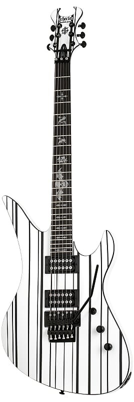 

Электрогитара Schecter Synyster Standard Gloss White w/Black Pinstripes