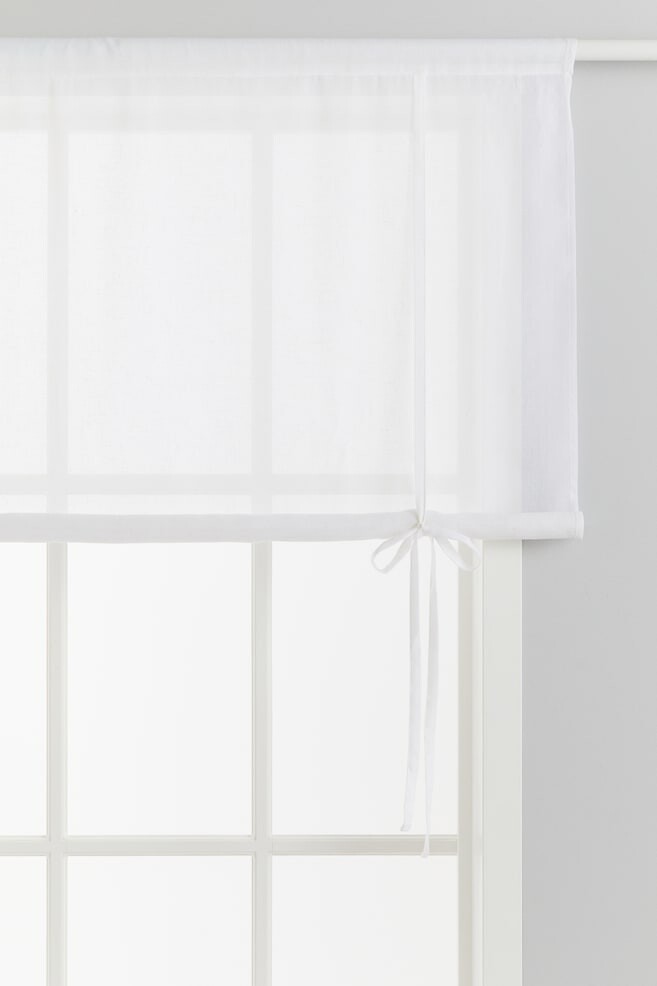 

Прозрачная римская штора H&M, 100x130 см, белый