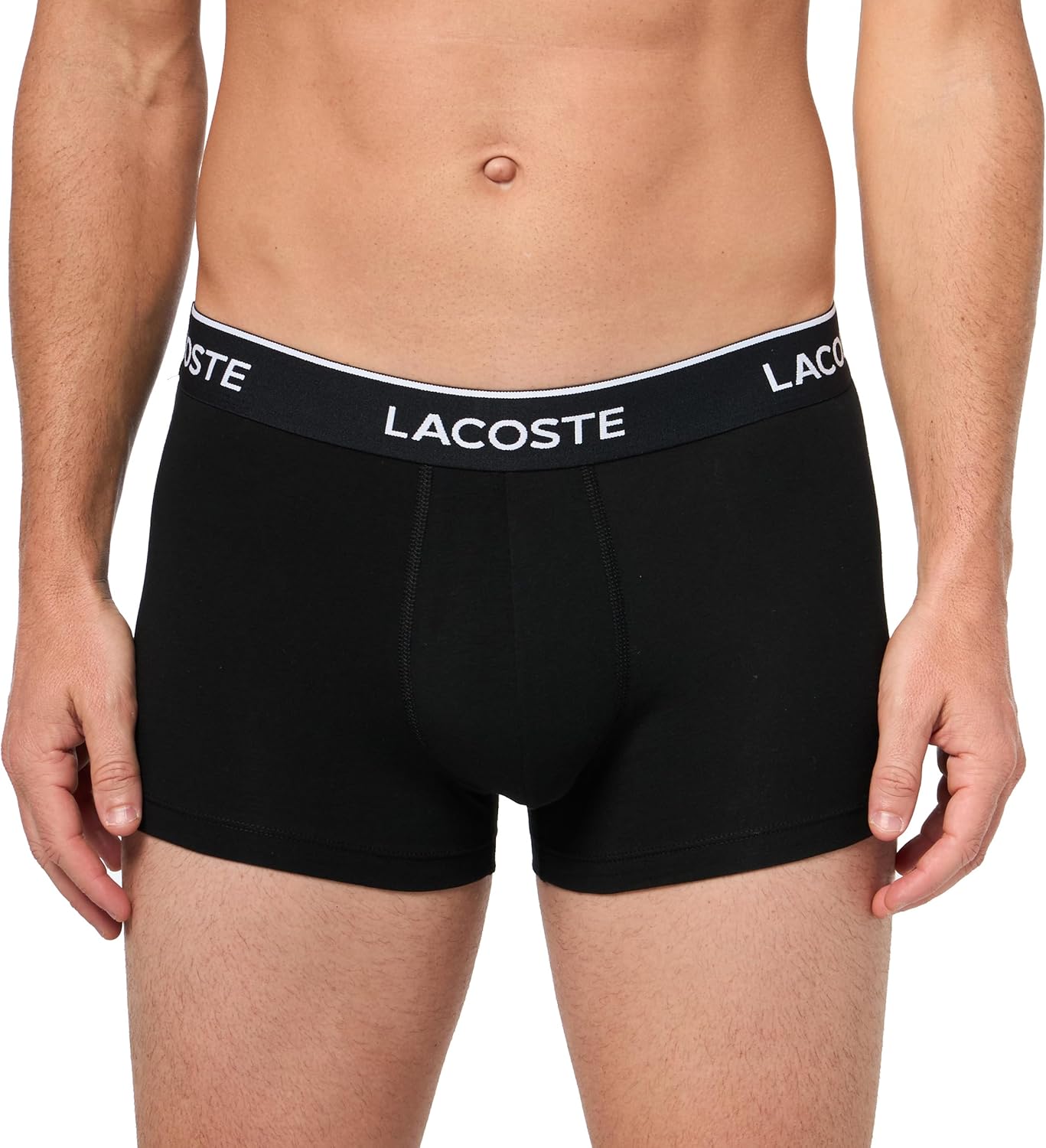 Трусы Lacoste Essentials, мужские, хлопковые эластичные — фото 2