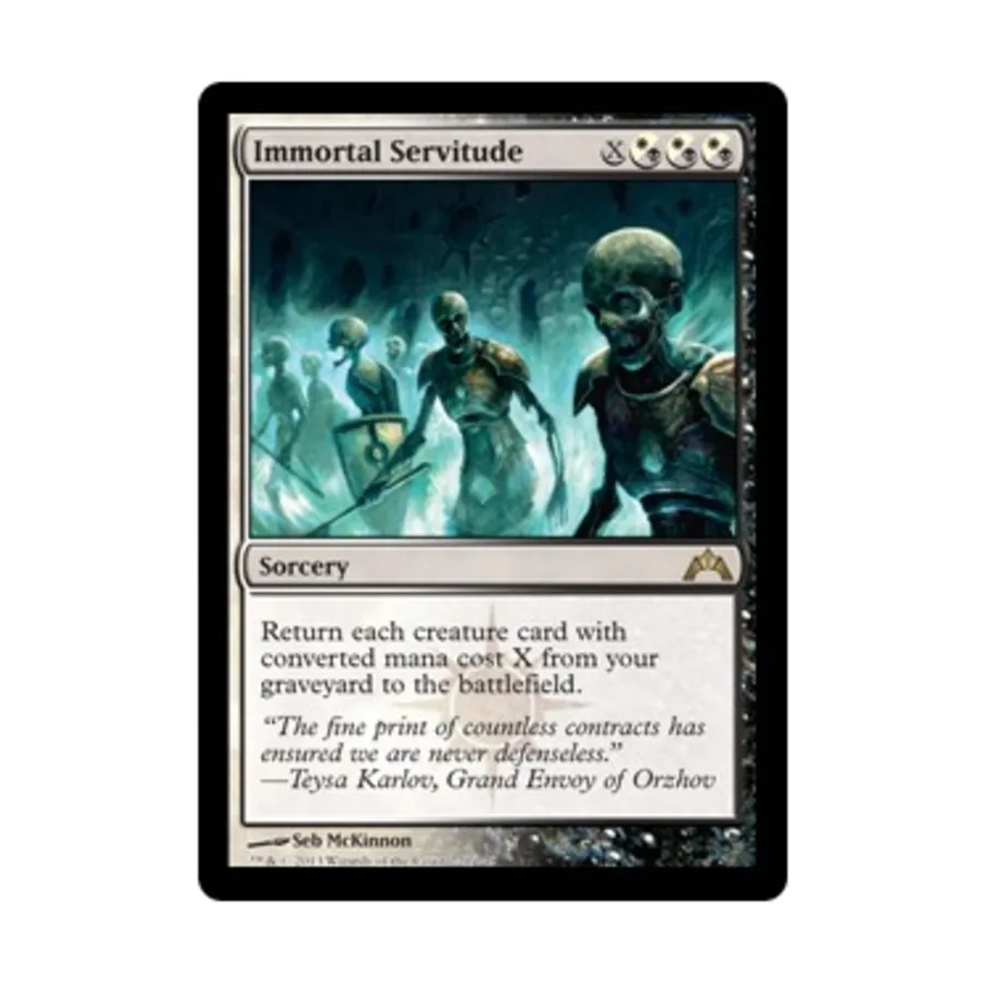 

CCG Бессмертное рабство (клавиша R), MTG - Gatecrash