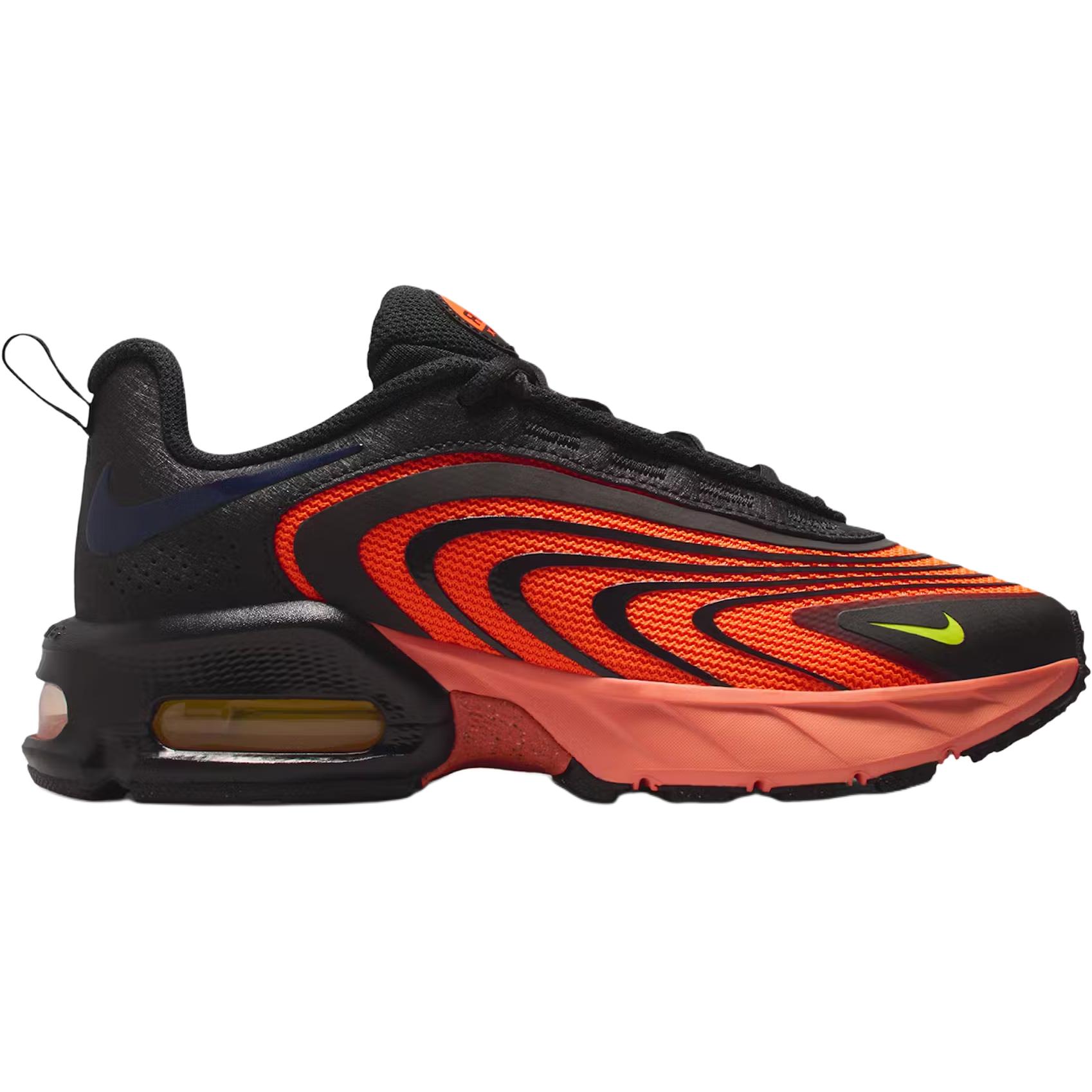 Nike Кроссовки Air Max Fire износостойкие низкие детские, для бега, цвет черный, красный, для подростков — фото 2