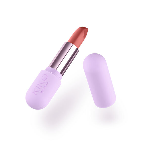 Интенсивная помада с сатиновым финишем 05 moody mauve, 3,5 г Kiko Milano Dreamphoria shapechanger satin lipstick, цвет 05 moody mauve — фото 4