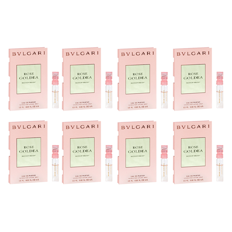

BVLGARI Golden Floral Collection Mugong Rose женские духи пробник набор Eau De Parfum Potpourri Accord 1,5 мл/1,5 мл*3