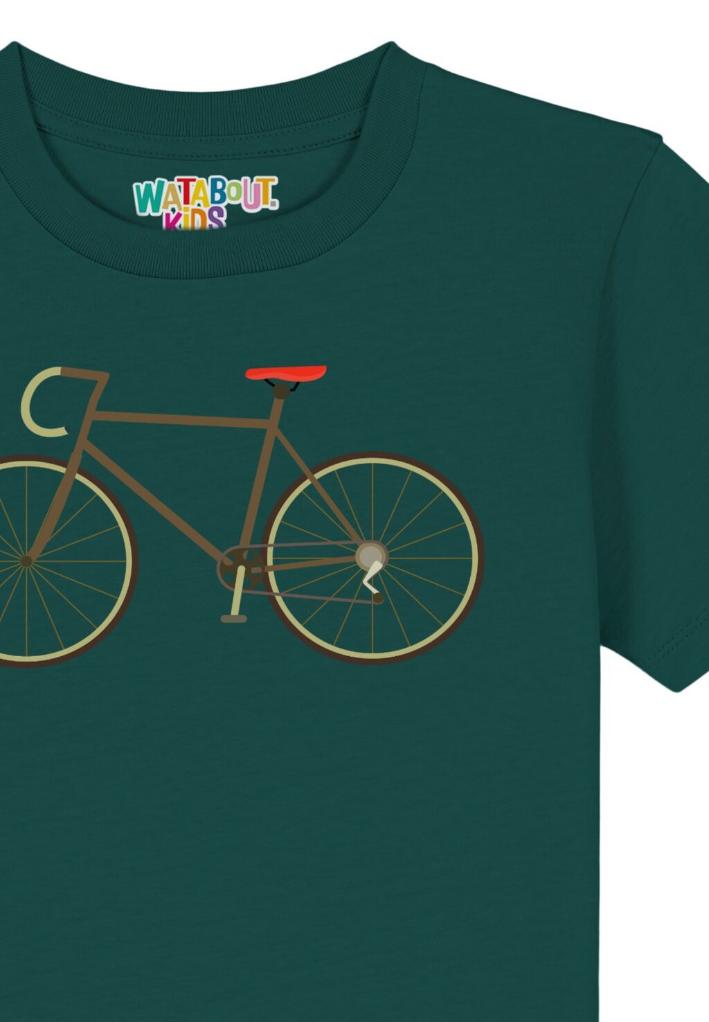 

Принт на футболке Fahrrad watapparel, темно-зеленый