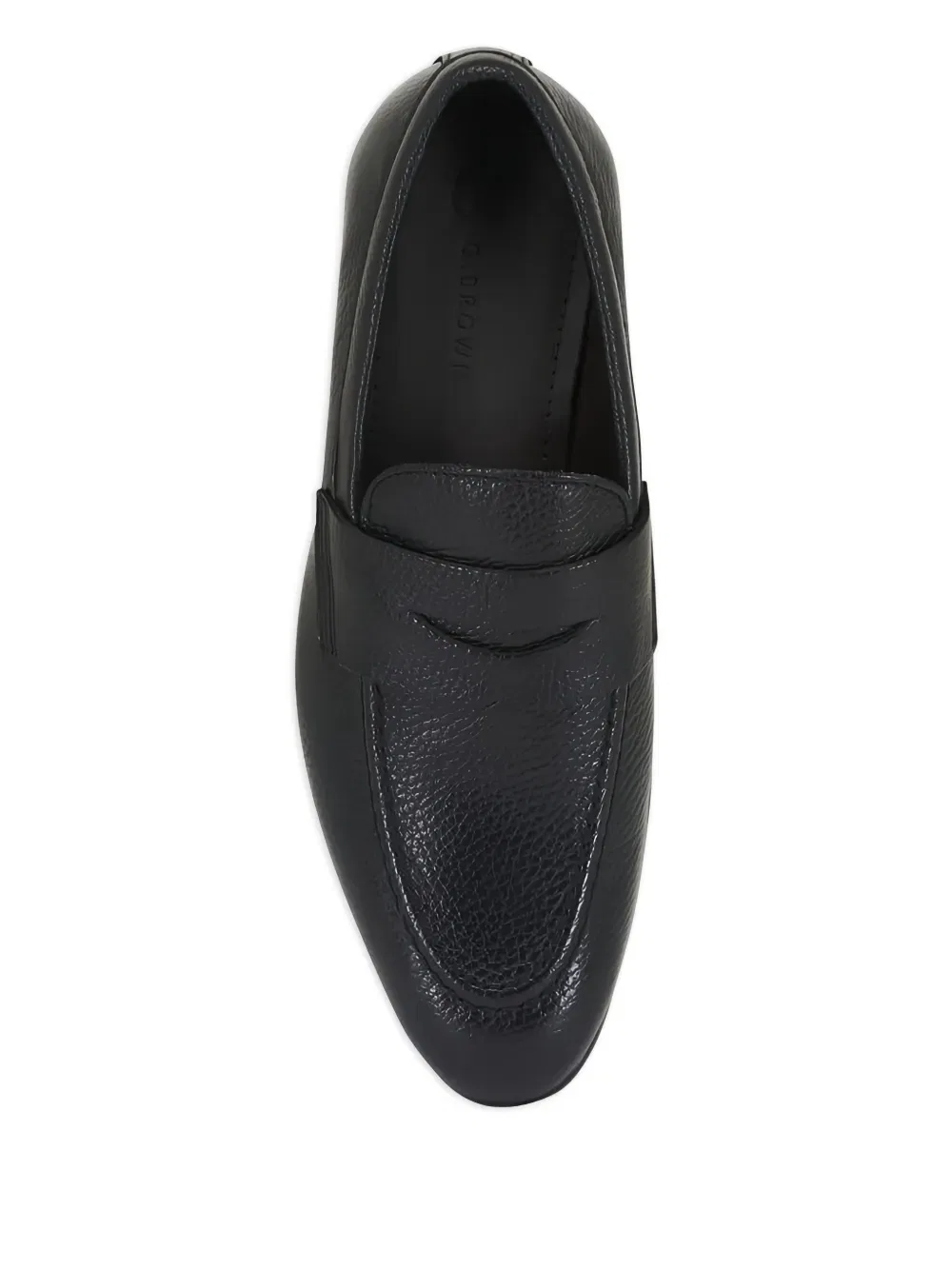 Лоферы из зернистой кожи G. Brown Shoes, черный — фото 3