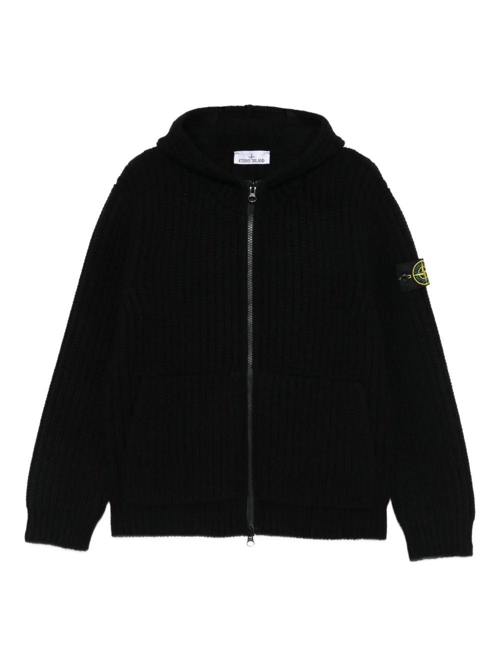 

Кардиган в рубчик Stone Island, черный