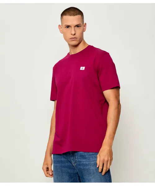

Футболка Classic fit Calvin Klein Jeans, розовый