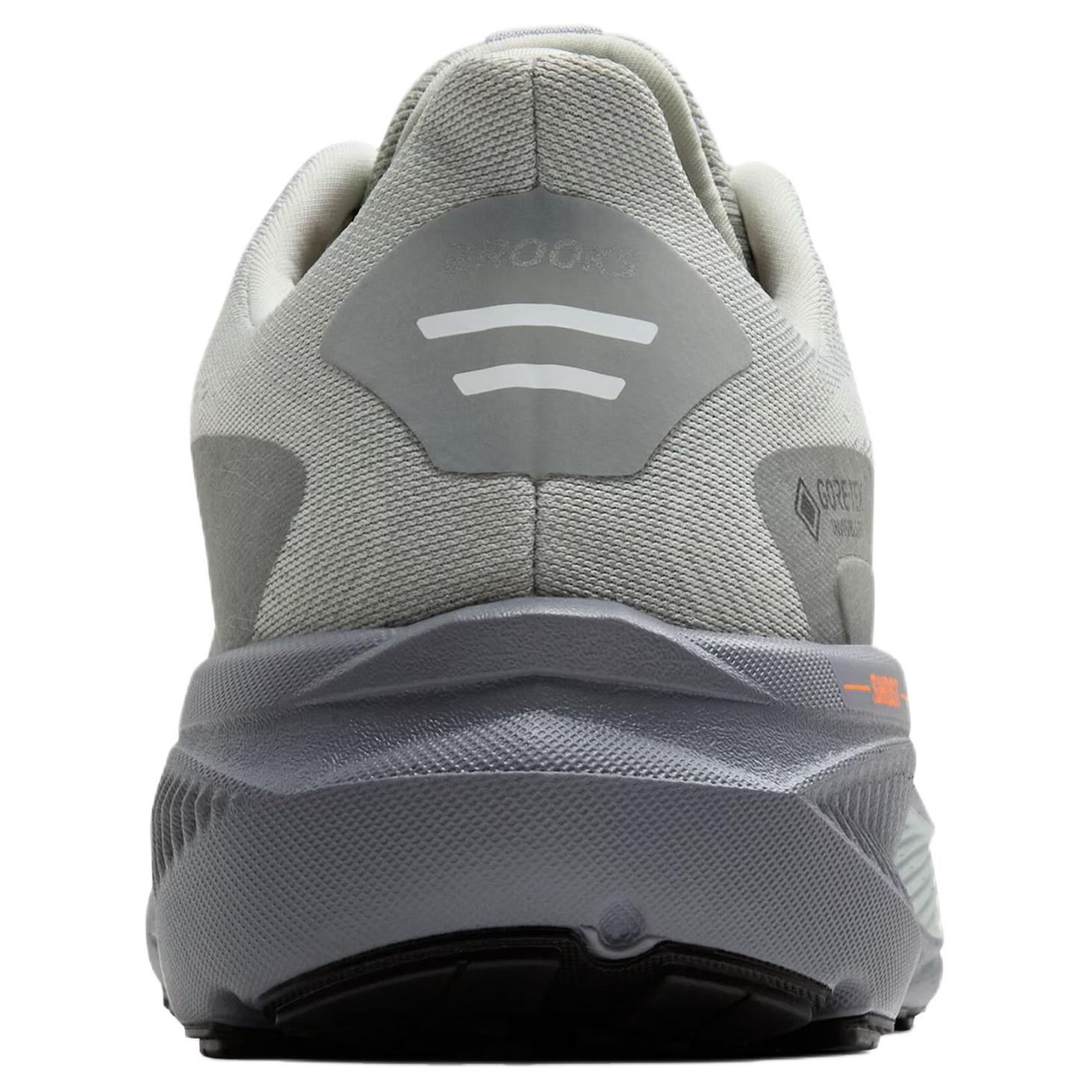 Brooks Беговые кроссовки Ghost 17 Waterproof мужские серые оранжевые — фото 3