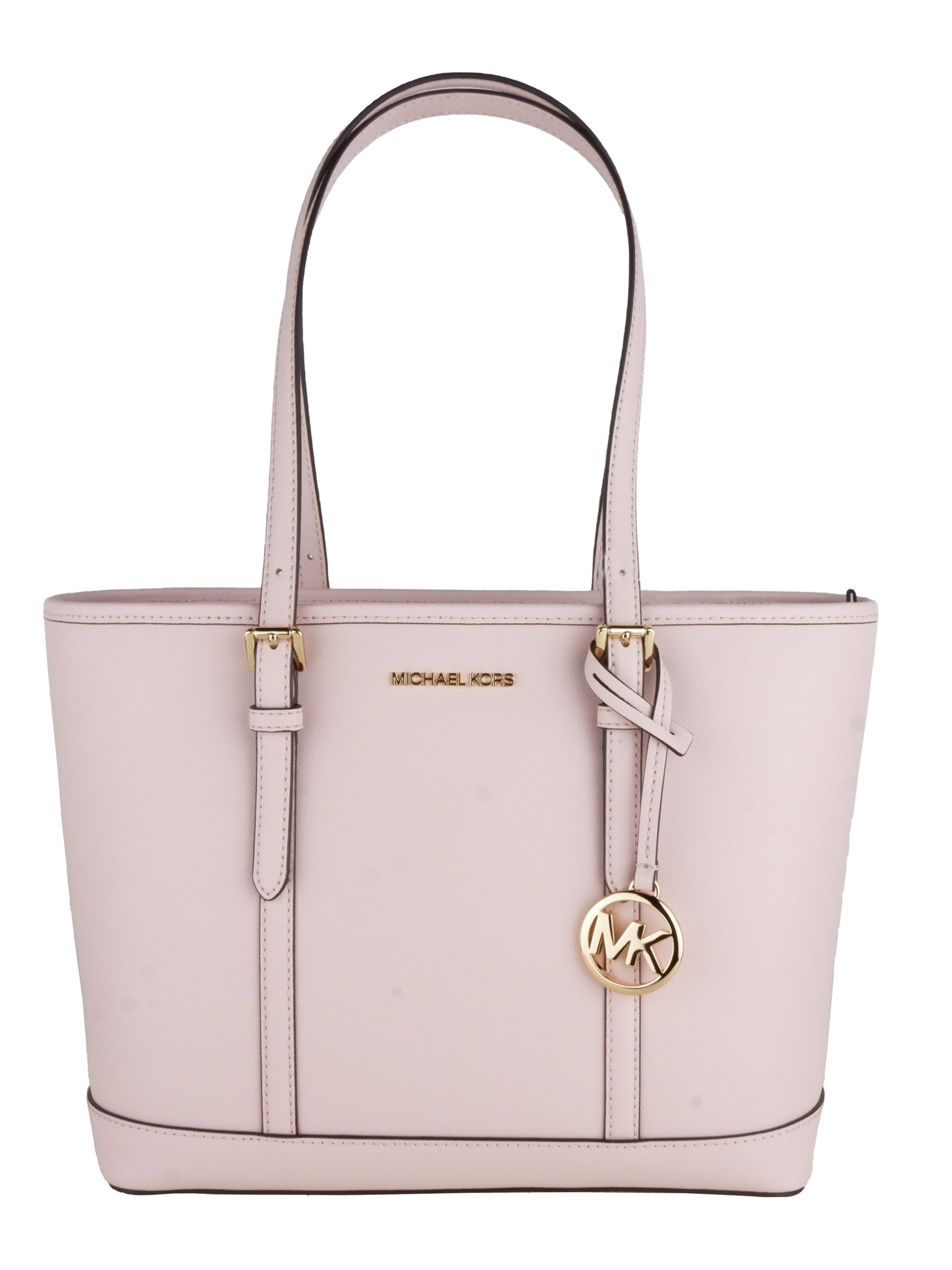 

Женская сумка через плечо из розовой кожи Michael Kors