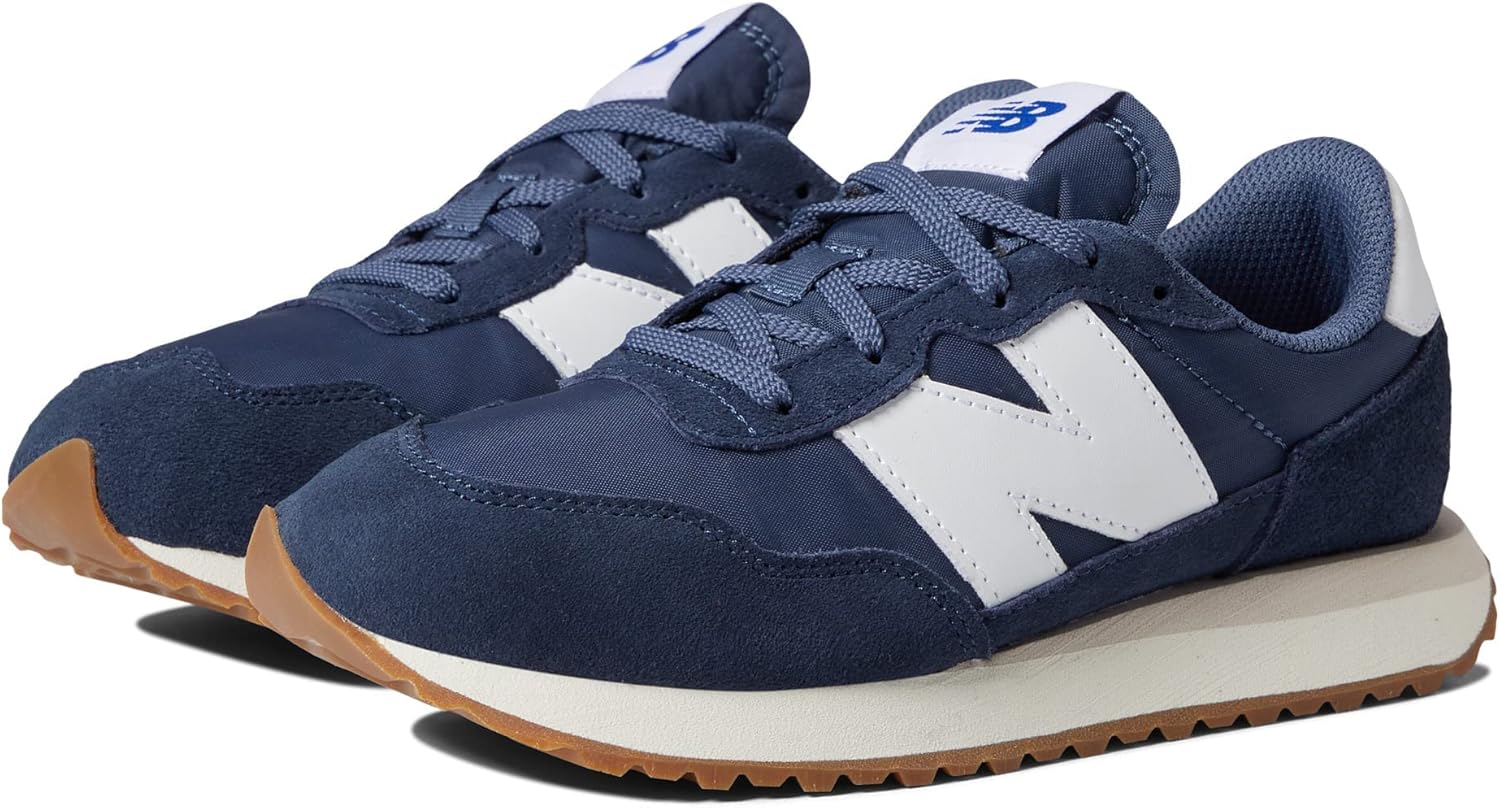 Кроссовки New Balance Kids 237 V1 на шнуровке, Natural Indigo/Moonbeam — фото 2