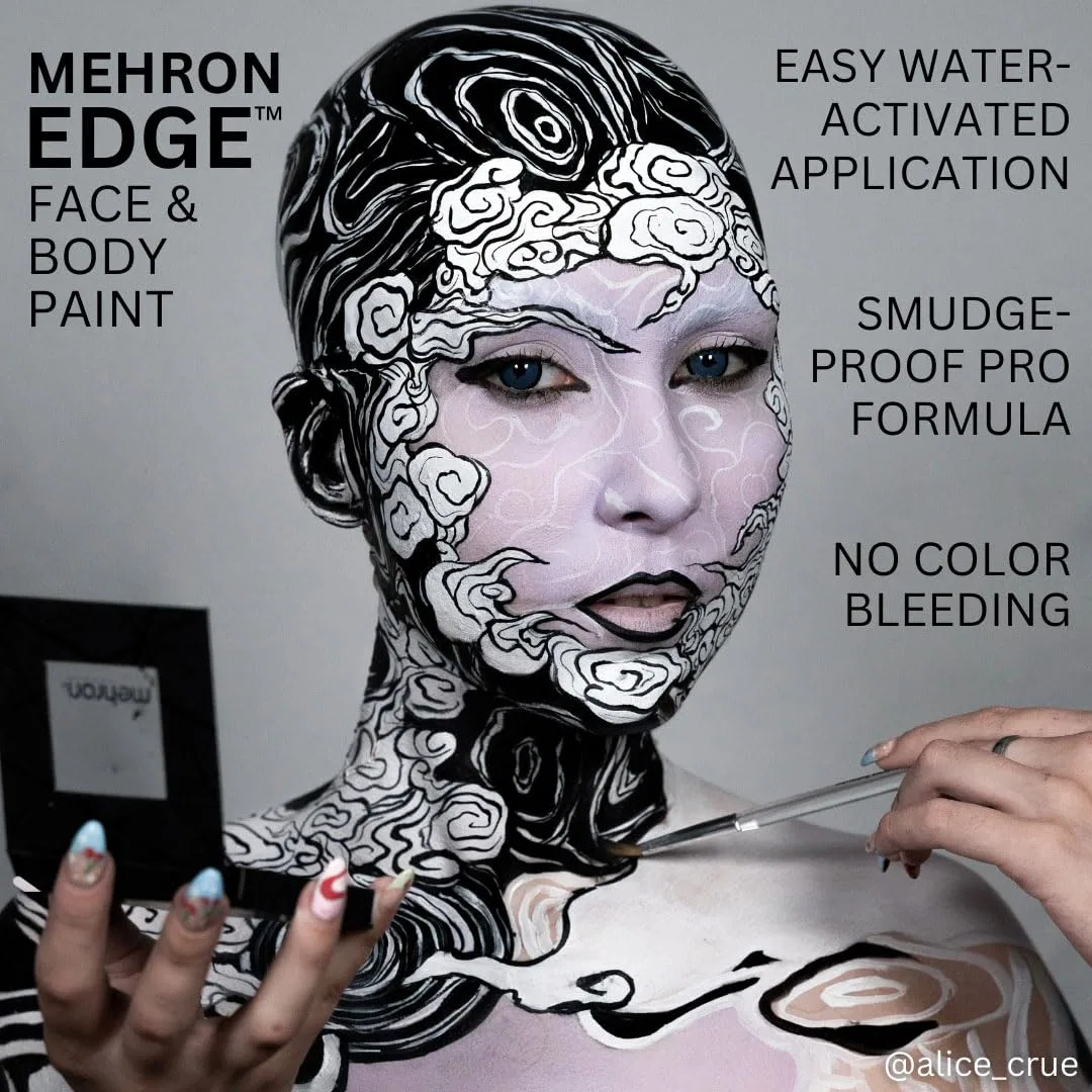 Профессиональный грим Mehron EDGE для лица и тела, желтый Mehron, Yellow — фото 4