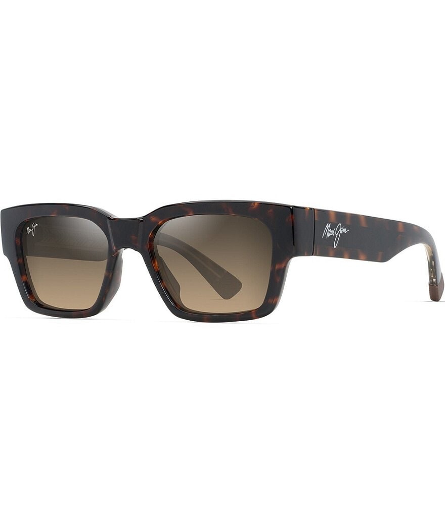 

Солнцезащитные очки унисекс Maui Jim Kenui PolarizedPlus2, 53 мм, прямоугольные, гавана, коричневый