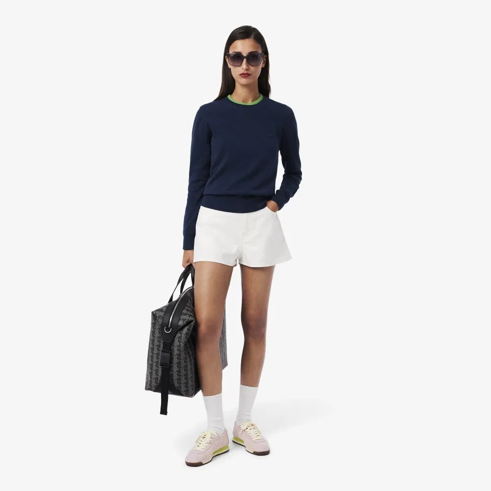 Свитер Lacoste Тёмно-синий, Хлопок — фото 4