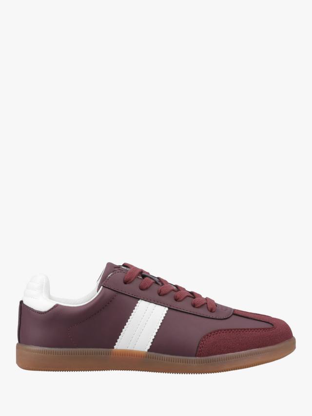 Бежевые кроссовки на шнуровке ONLY, Burgundy/Cream